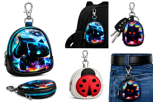 Bitty bug backpack keychain
