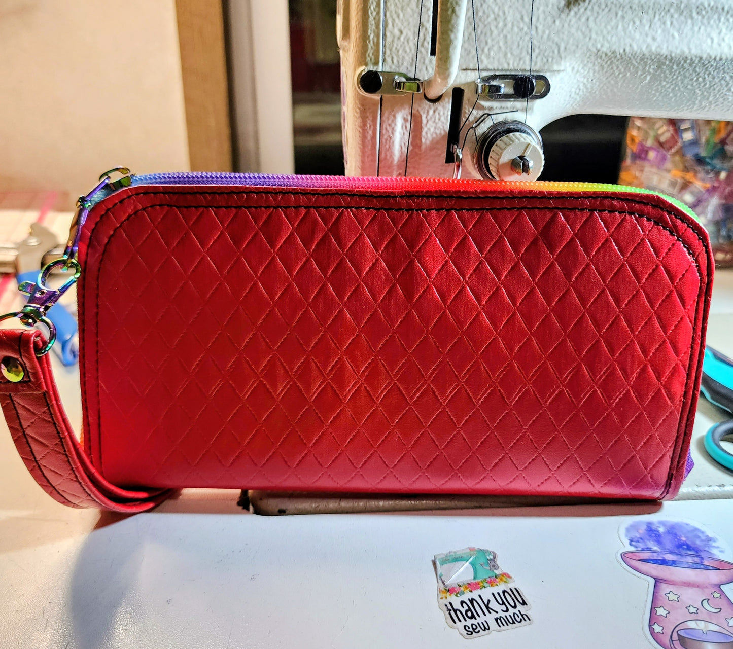 Pride zip around wallet
