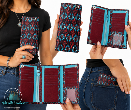 Draco trifold wallet