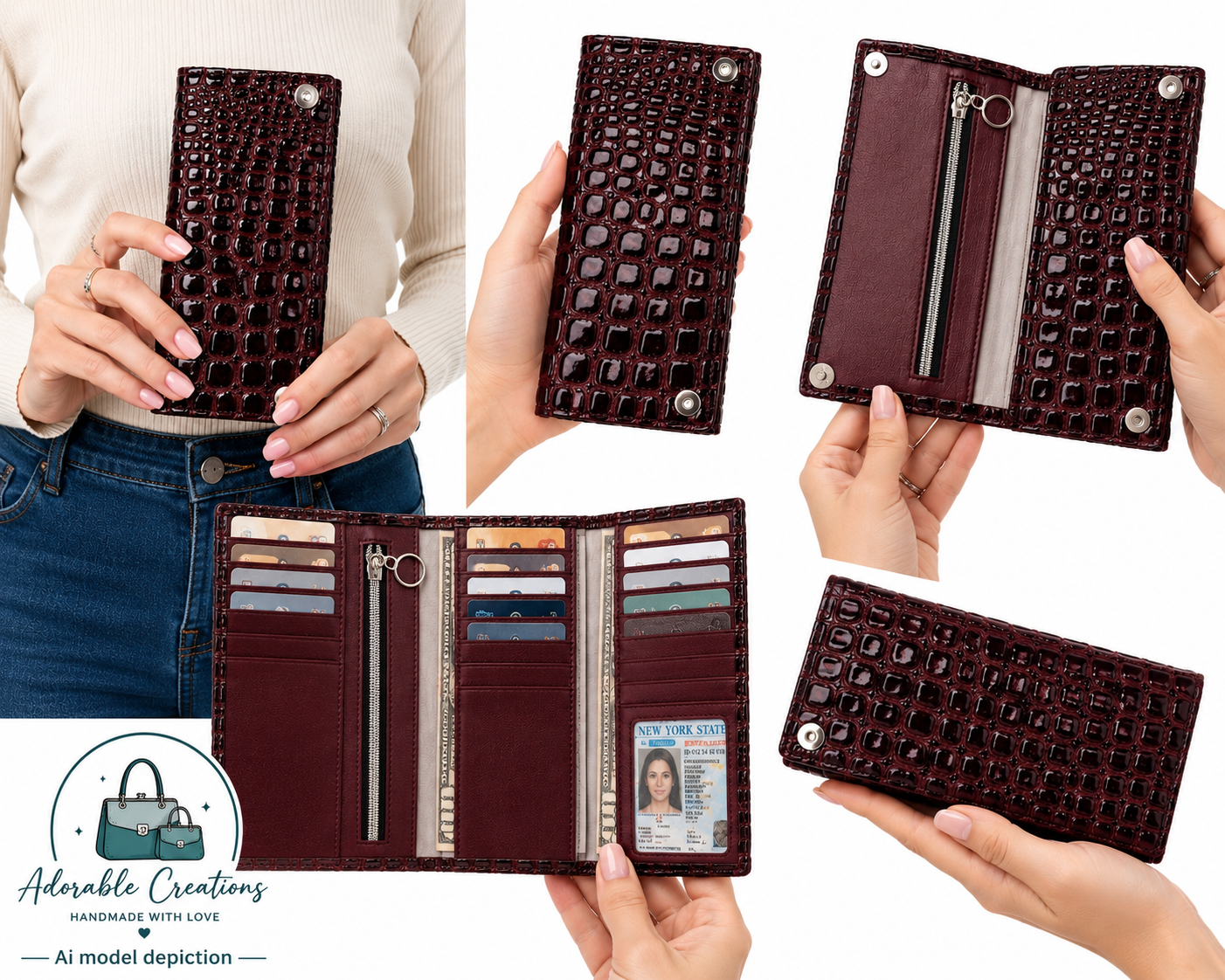 Draco trifold wallet