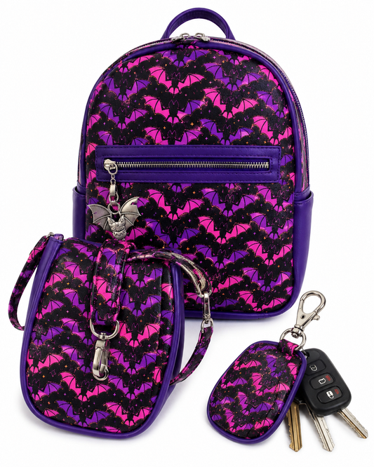 Bitty bag keychain backpack