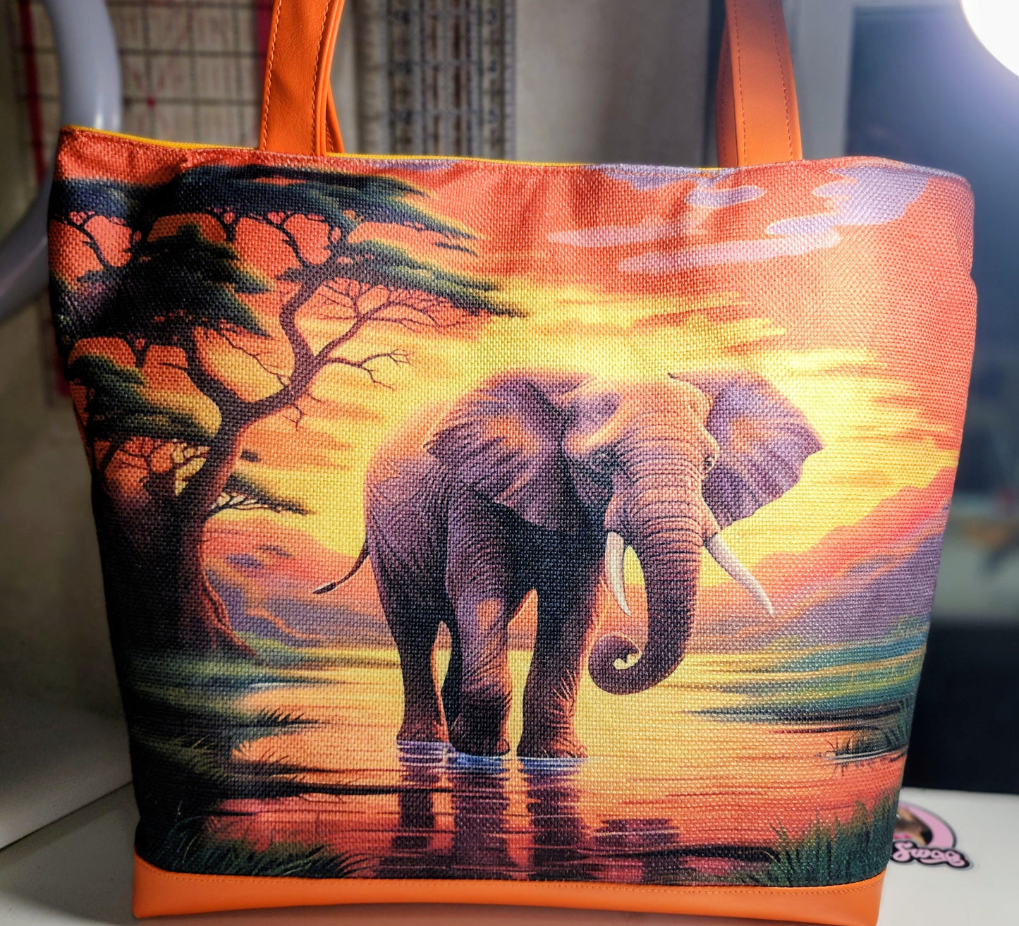 Elephant Tote Bag