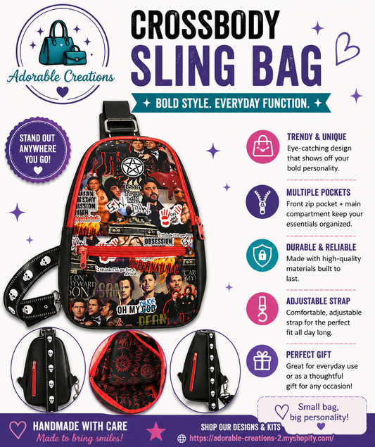 Crossbody sling bag