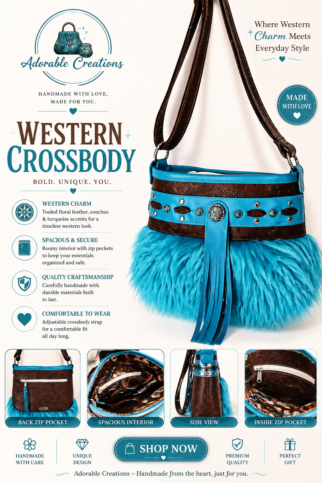 Western belle handbag