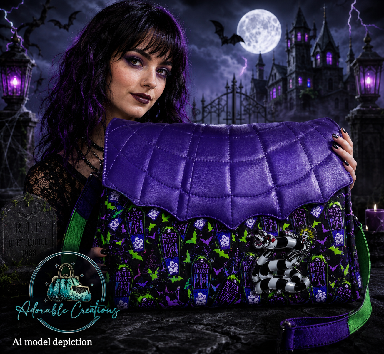 Movie themed large clutch