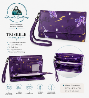 Triskele Wallet,  singer themed