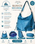 Simplistic slouch shoulder bag