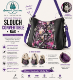 Spooky themed convertible tote