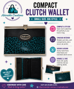 Compact clutch wallet