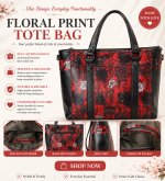 Red Lace Tote