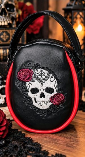 Death Cameo Bag – Glow in the Dark Skeleton