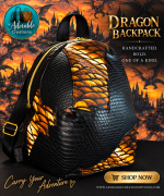 Golden Dragon Egg Backpack